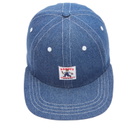 Randy's Garments Men's Randy’s Garments  5 Panel Logo Snapback Cap in Double Washed Denim 