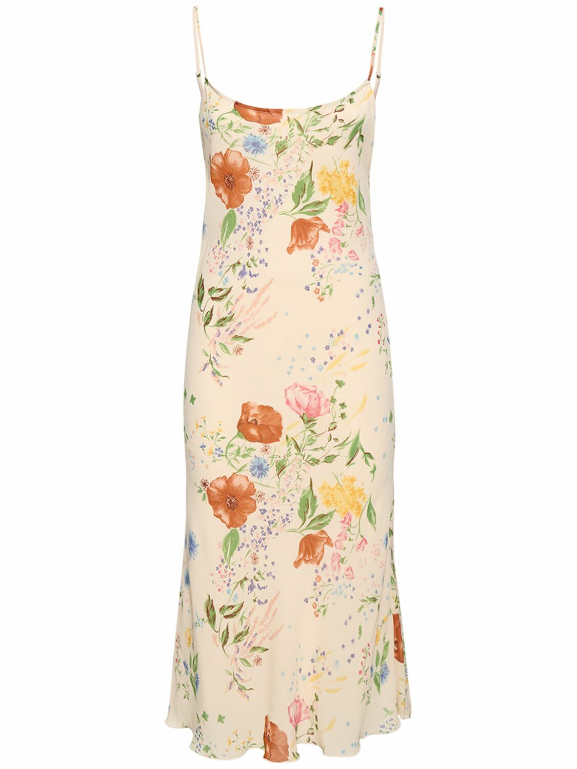 REFORMATION - Emerick Printed Viscose Midi Dress
