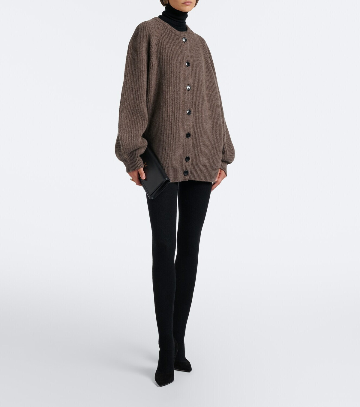 Nour Hammour Whit cashmere and wool tights