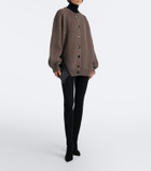 Nour Hammour Whit cashmere and wool tights