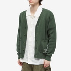 Heresy Men's Spider Cardigan in Green