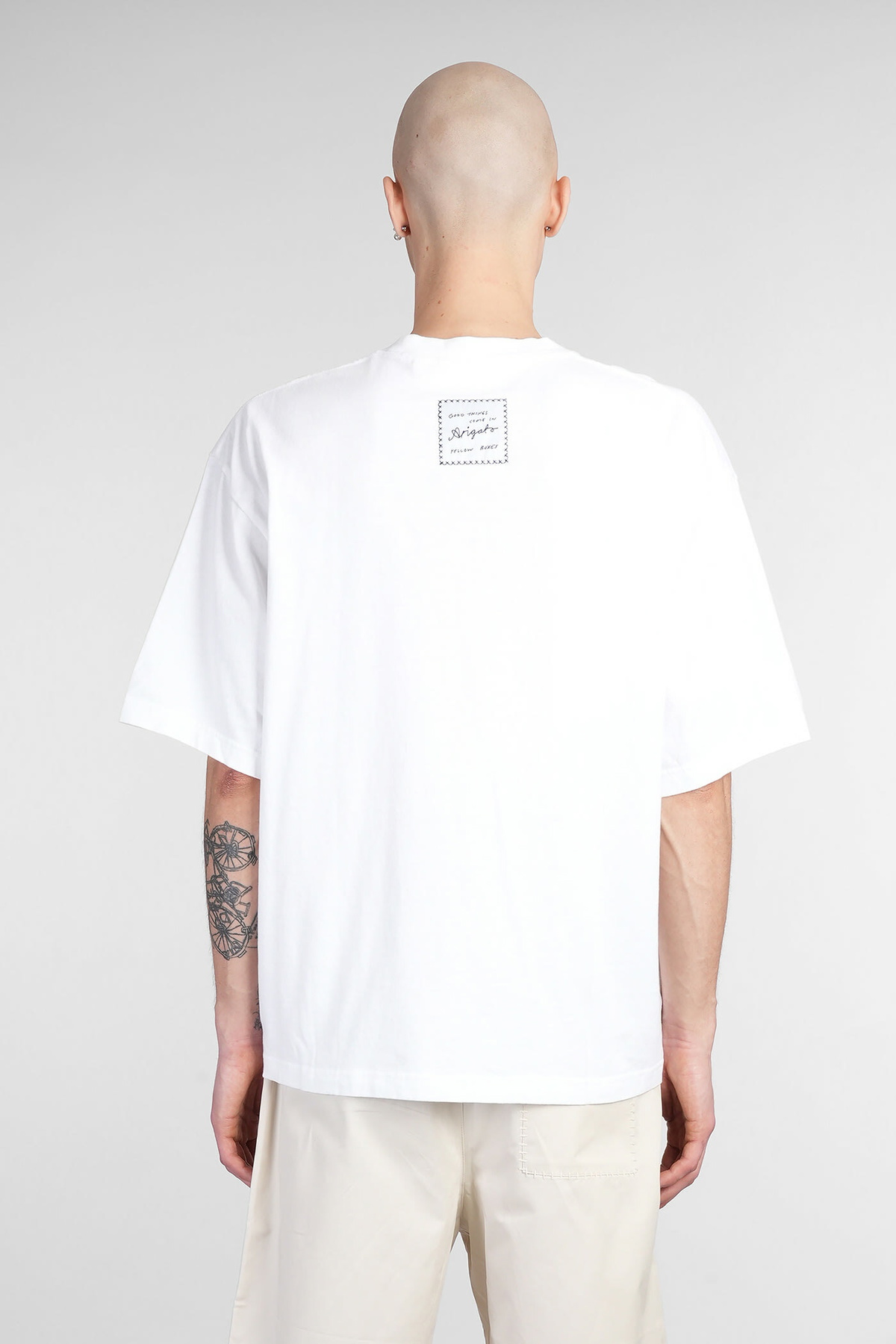 Axel Arigato Patch T-shirt T-shirt In White Cotton Axel Arigato