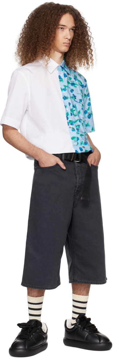 Marni Black Logo Belt