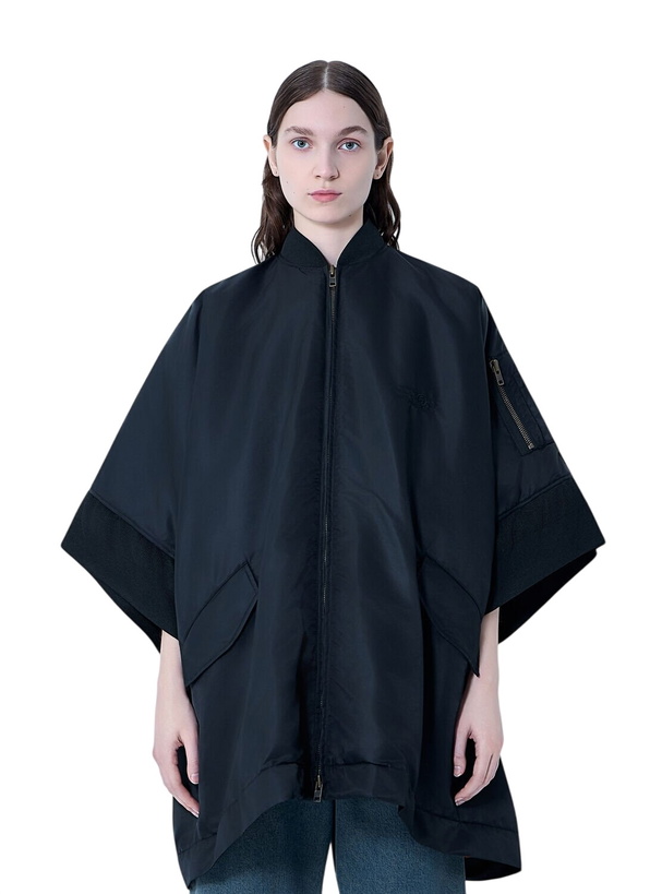 Photo: MM6 Maison Margiela Zip-Front Poncho