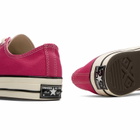 Converse Chuck Taylor 1970s Ox Sneaker in Rough Raspberry/Egret/Black