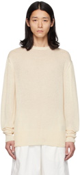 Jil Sander Off-White Patch Sweater