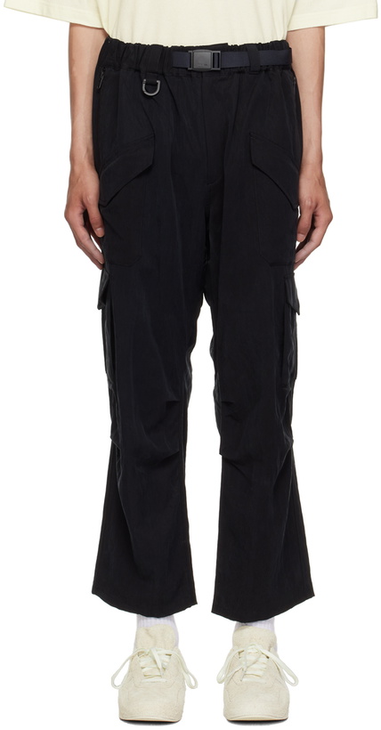 Photo: Y-3 Black Utility Cargo Pants