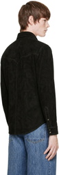 RRL Black Suede Western Jacket