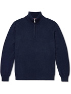 Brunello Cucinelli - Cashmere Half-Zip Sweater - Blue