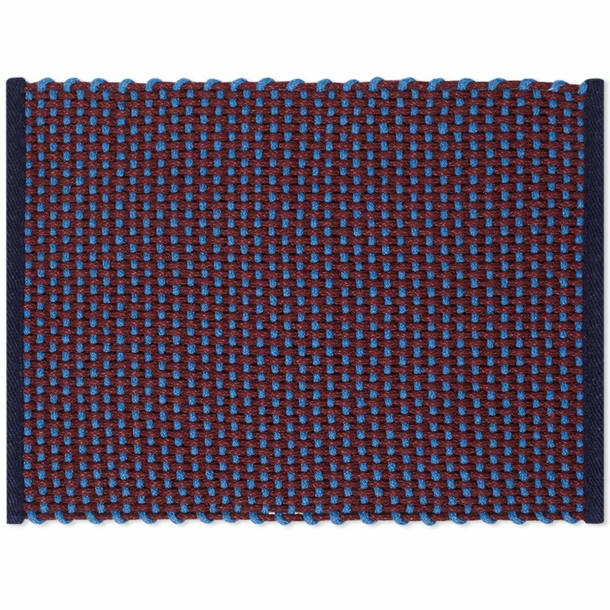 HAY Jute Door Mat in Burgundy 