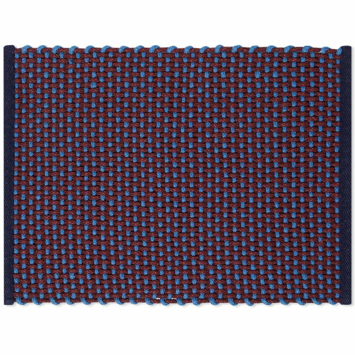 Photo: HAY Jute Door Mat in Burgundy 