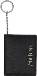Marni Black 6 CC Card Holder