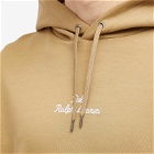 Polo Ralph Lauren Men's Chain Stitch Logo Hoodie in Desert Khaki
