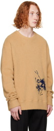 Jil Sander Tan Crewneck Sweater