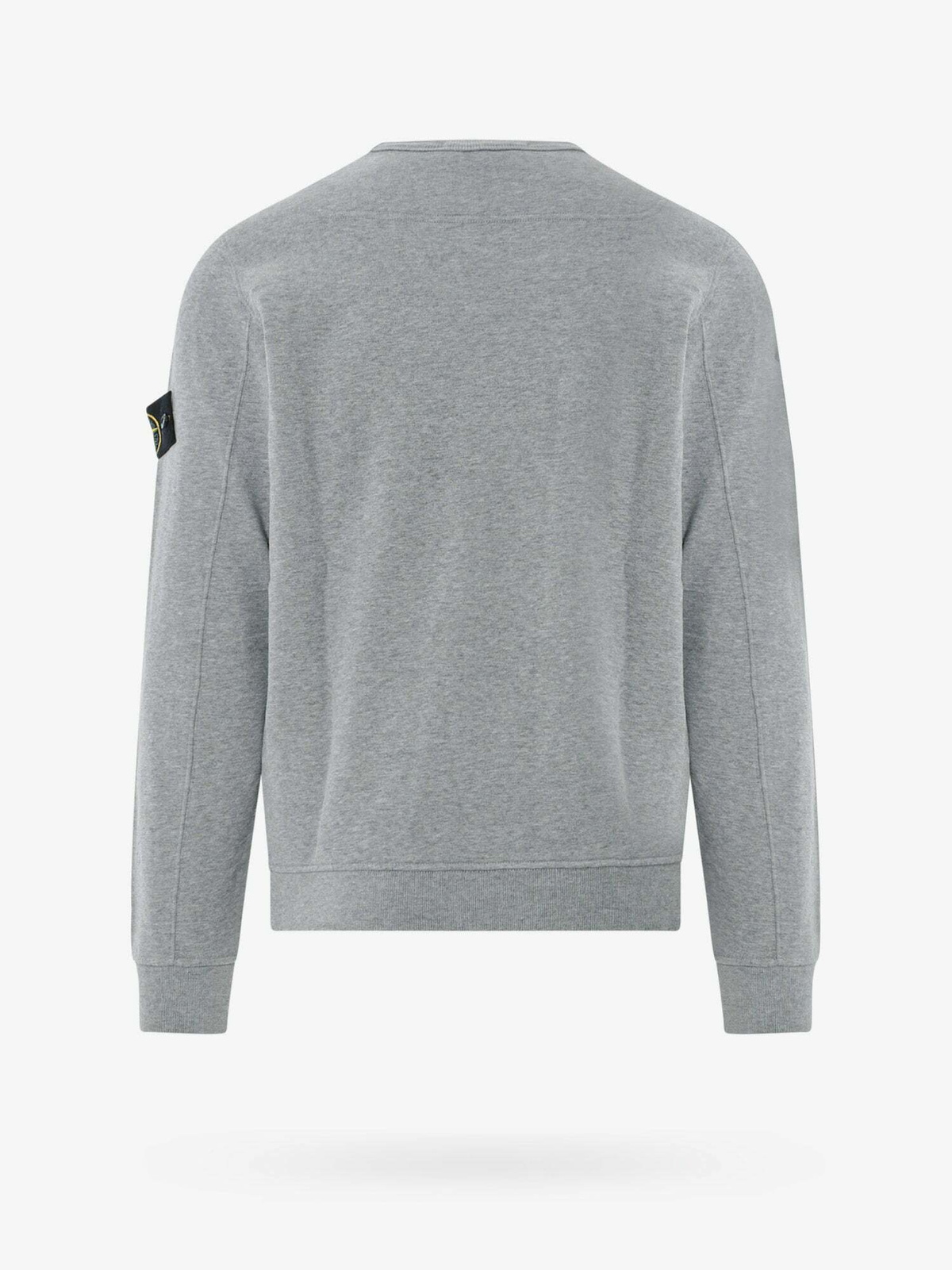 Stone island sweatshirt sales grey mens