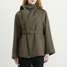 Rick Owens Women's Flight Scarf Jacket in Bosco