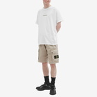 Stone Island Men's Supima Cotton Cargo Short in Dove Grey