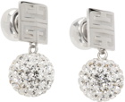Givenchy Silver 4G Stud Earrings