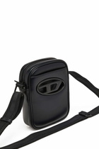 Diesel Holi-D-Crossbody bag in PU and neoprene - Crossbody Bags Mens in Black