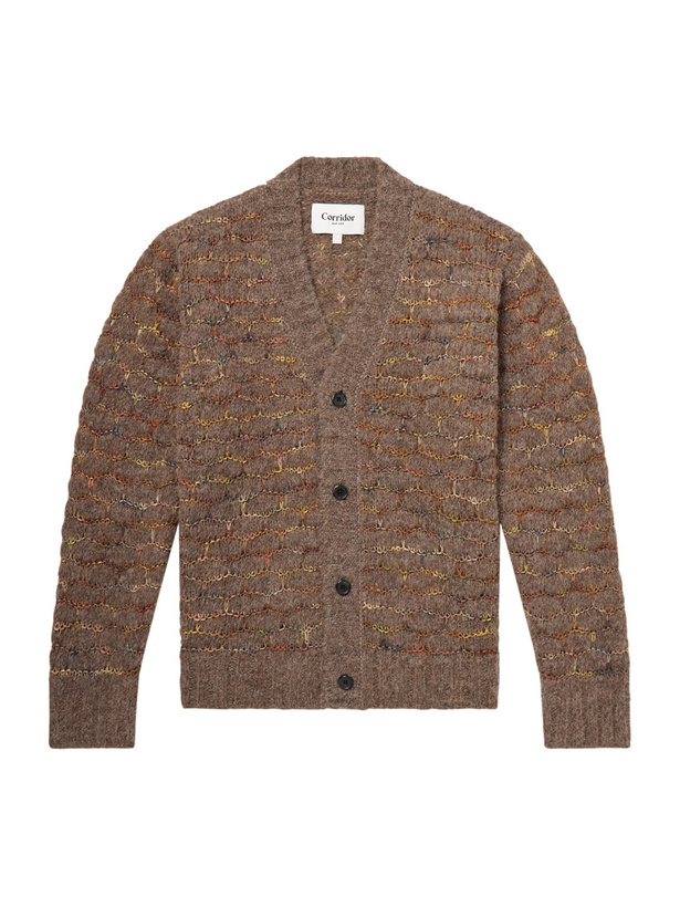 Photo: Corridor - Raga Alpaca-Blend Cardigan - Brown