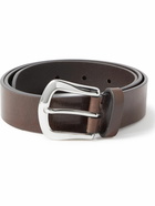 Brunello Cucinelli - 3cm Leather Belt - Brown