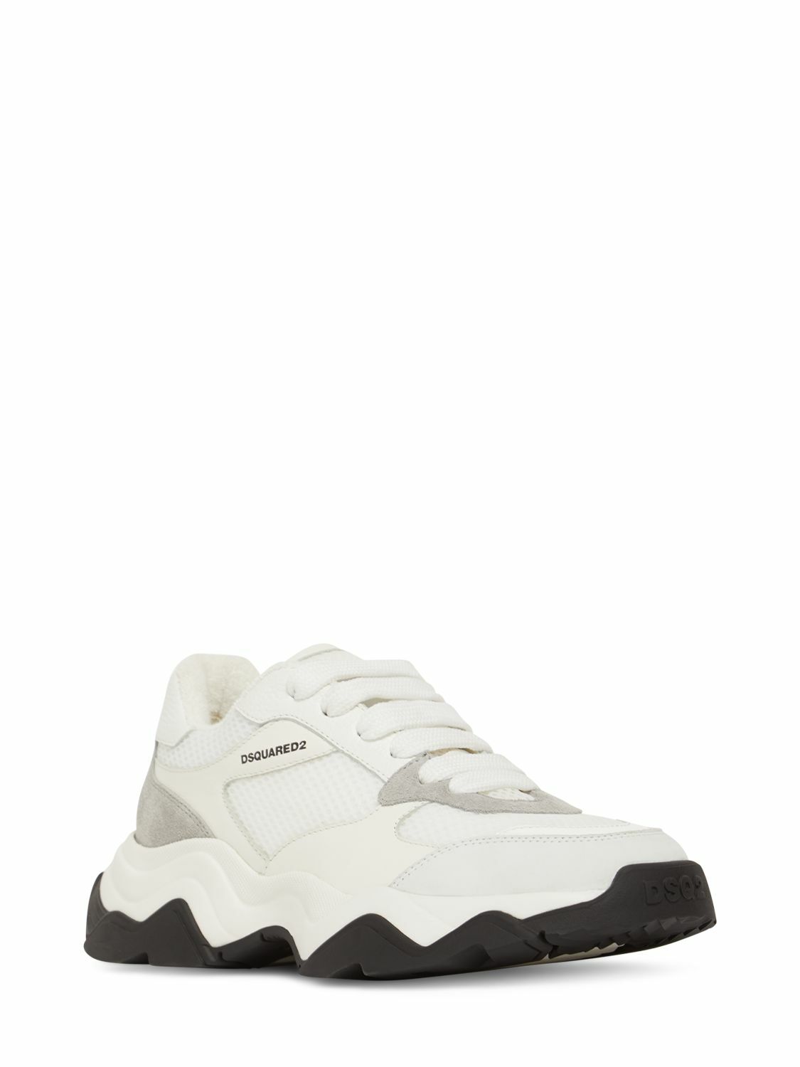 DSQUARED2 送料無料 VIP価格 FREE LEATHER SNEAKERS Dsquared2 Icon New Generation leather puffer sneakers for