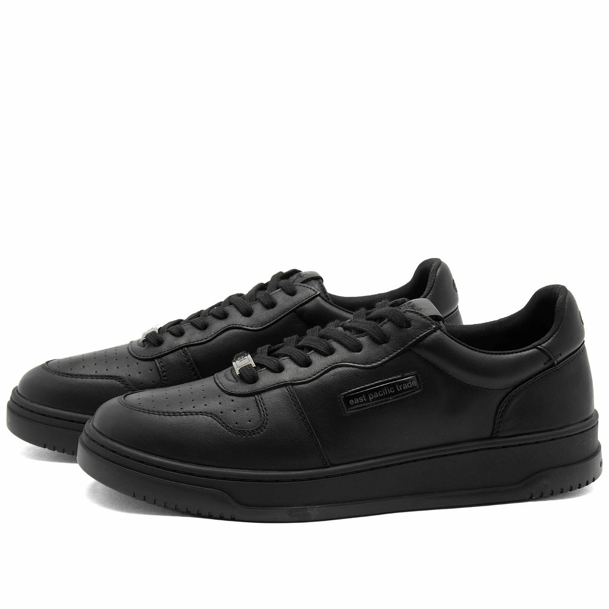 Photo: East Pacific Trade Men's Dive Court Sneakers in Black