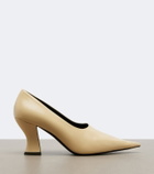 Khaite Colleen leather pumps