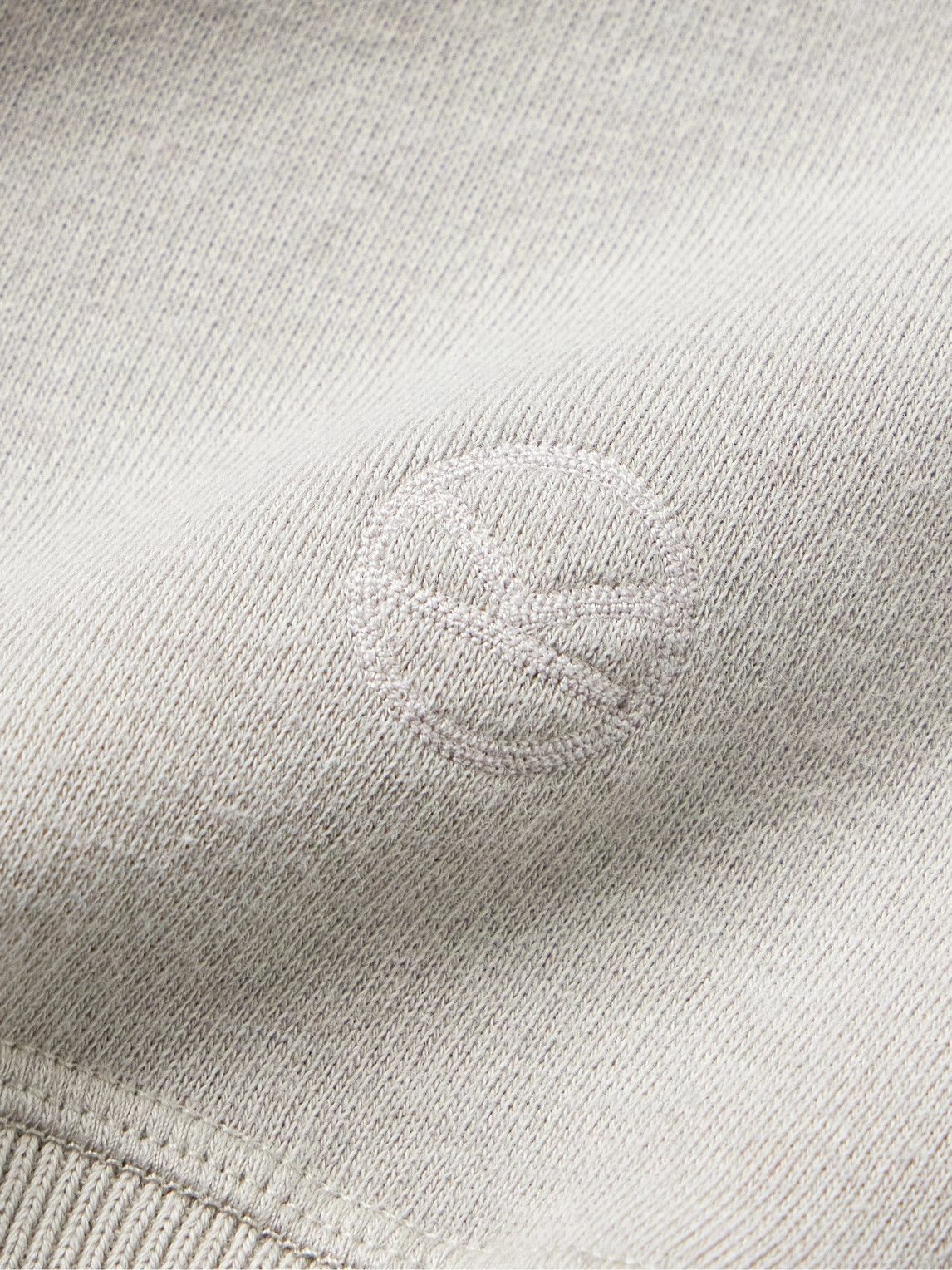 Kingsman - Logo-Embroidered Cotton and Cashmere-Blend Jersey Sweatshirt - Gray