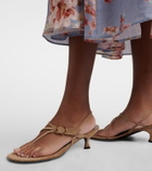 Herbert Levine Starry-Eyed 55 suede thong sandals