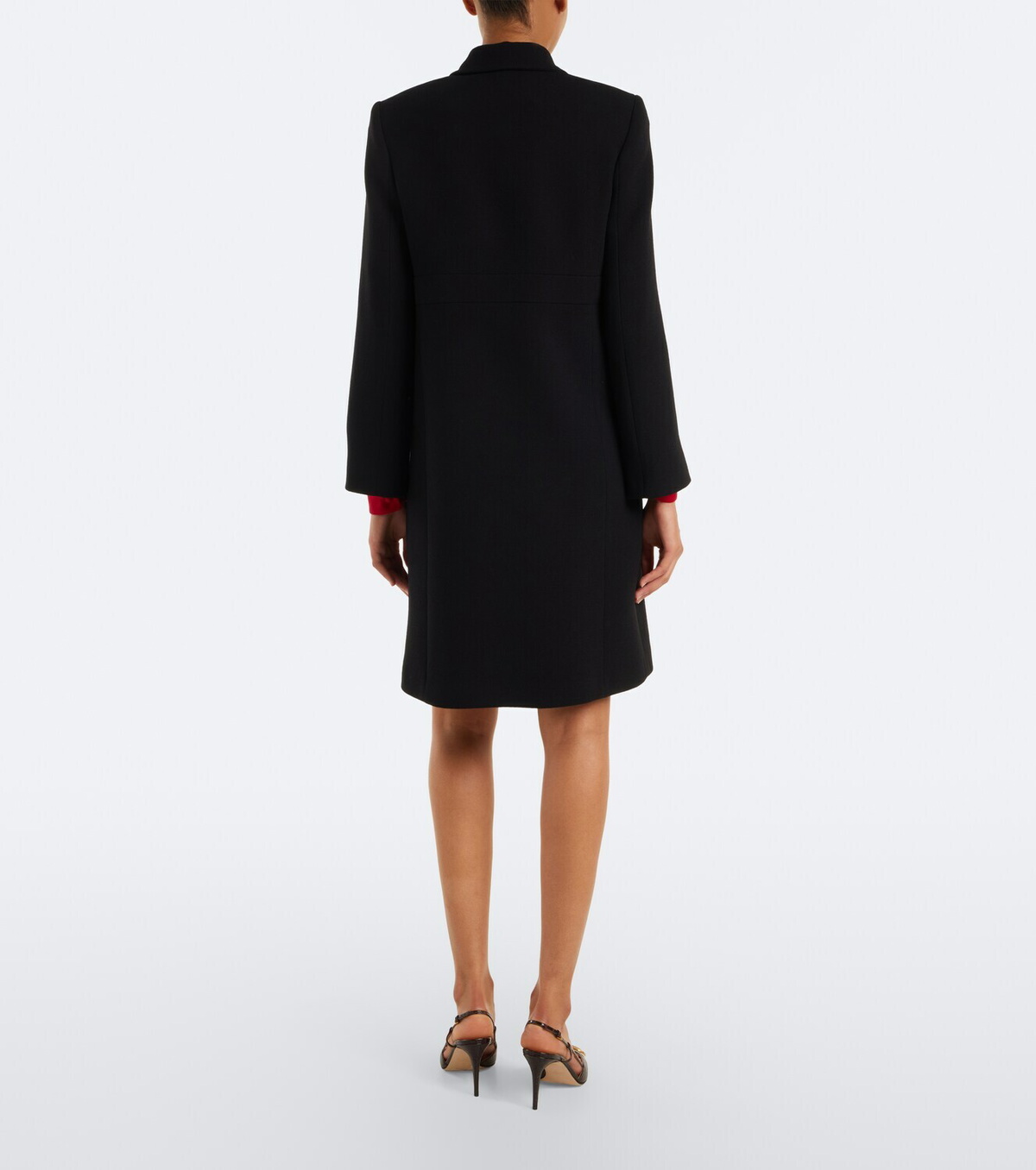 Valentino VGold virgin wool crêpe coat
