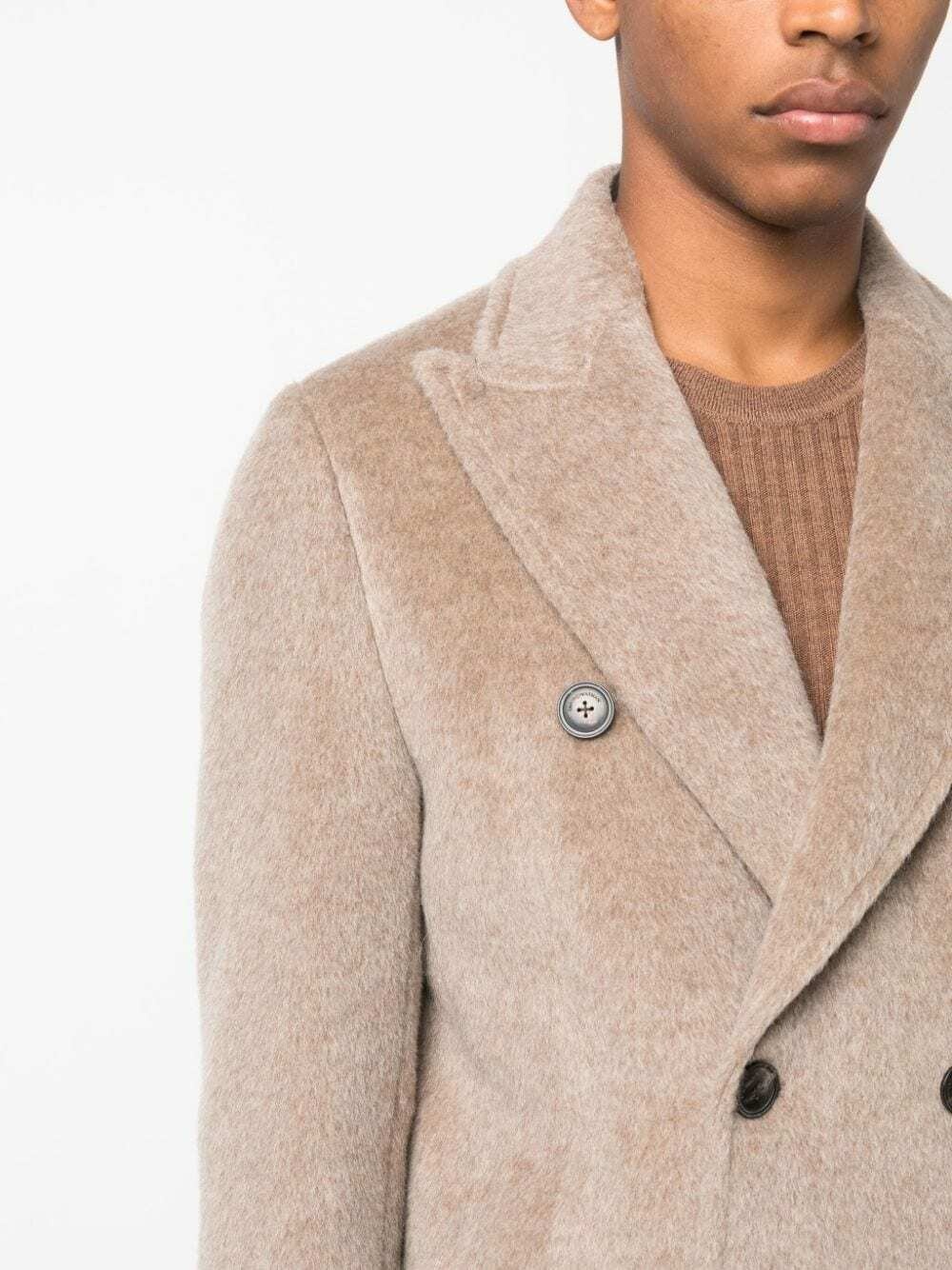 EMPORIO ARMANI - Wool Double-breasted Coat