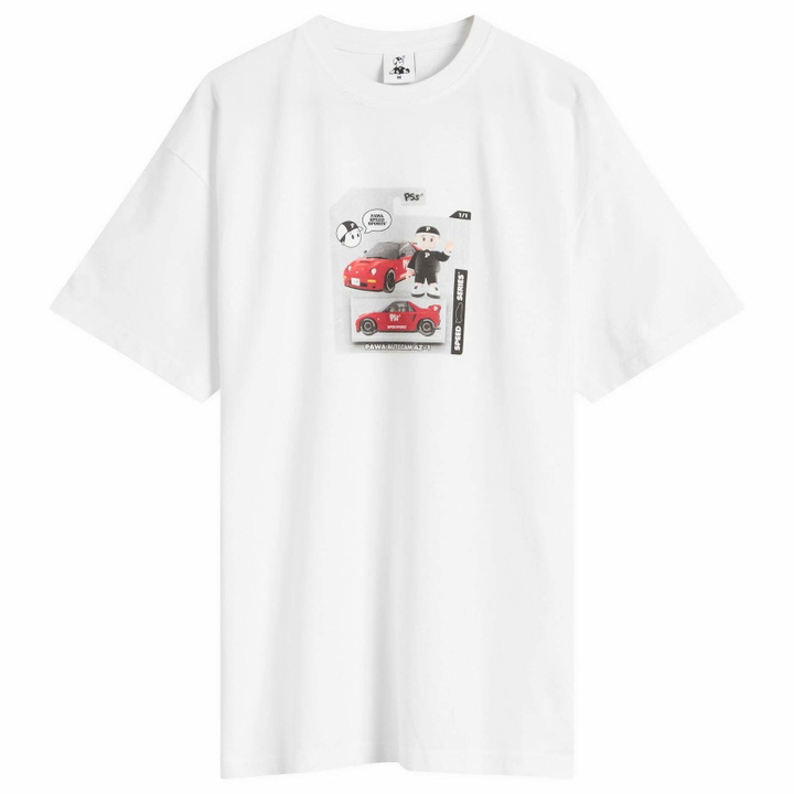 Photo: Pawa Speed Sports Men's AZ1-Toy T-Shirt in White