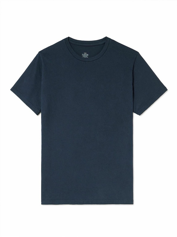 Photo: Save Khaki United - Recycled and Organic Cotton-Jersey T-Shirt - Blue