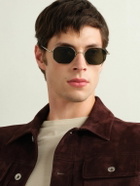 AHLEM - Trocadero Octagon-Frame Gold-Tone Sunglasses