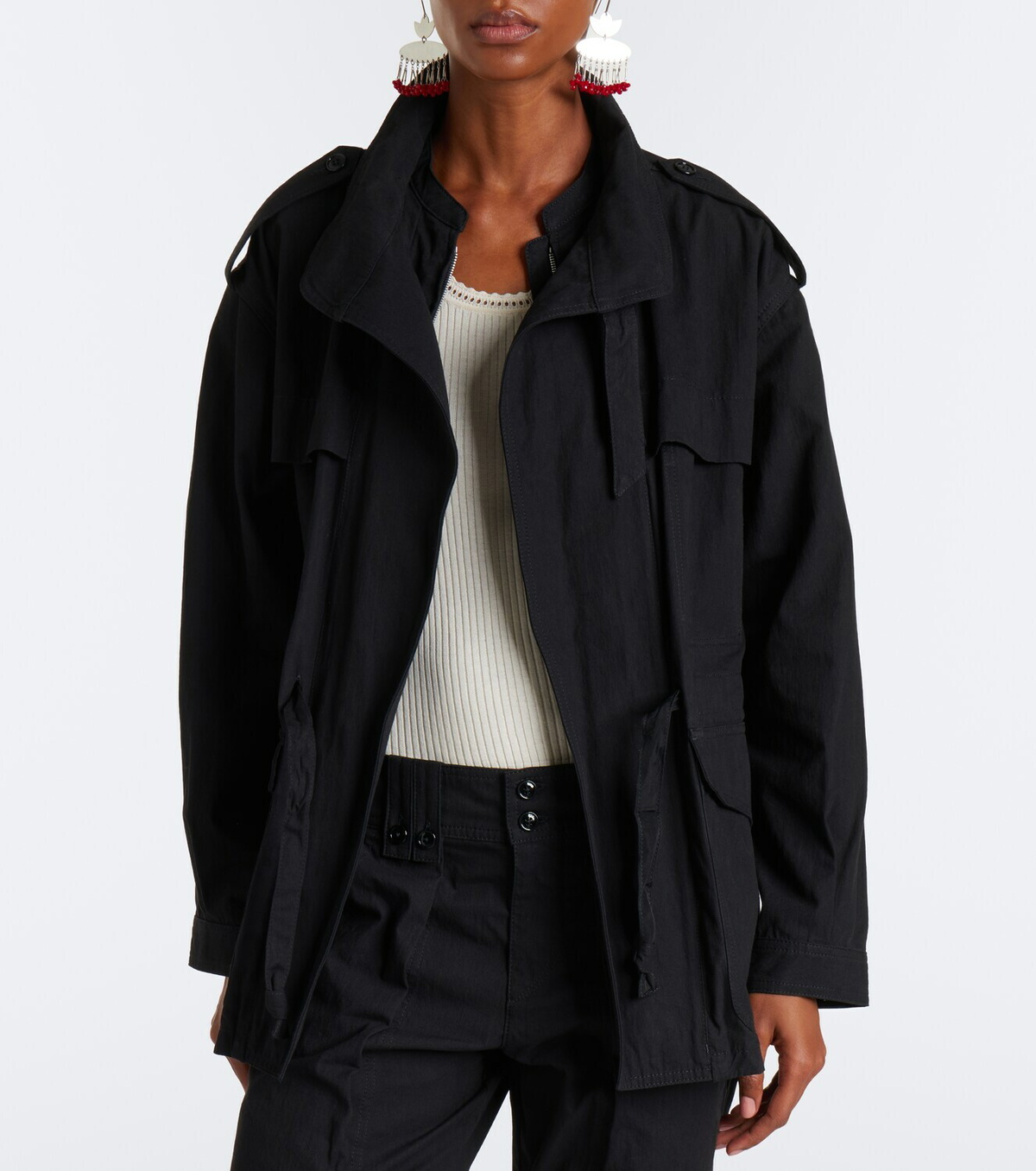 Isabel Marant Adelys cotton-blend gabardine jacket