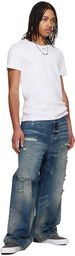 Off-White White Off Stamp Rib Shaped T-shirt