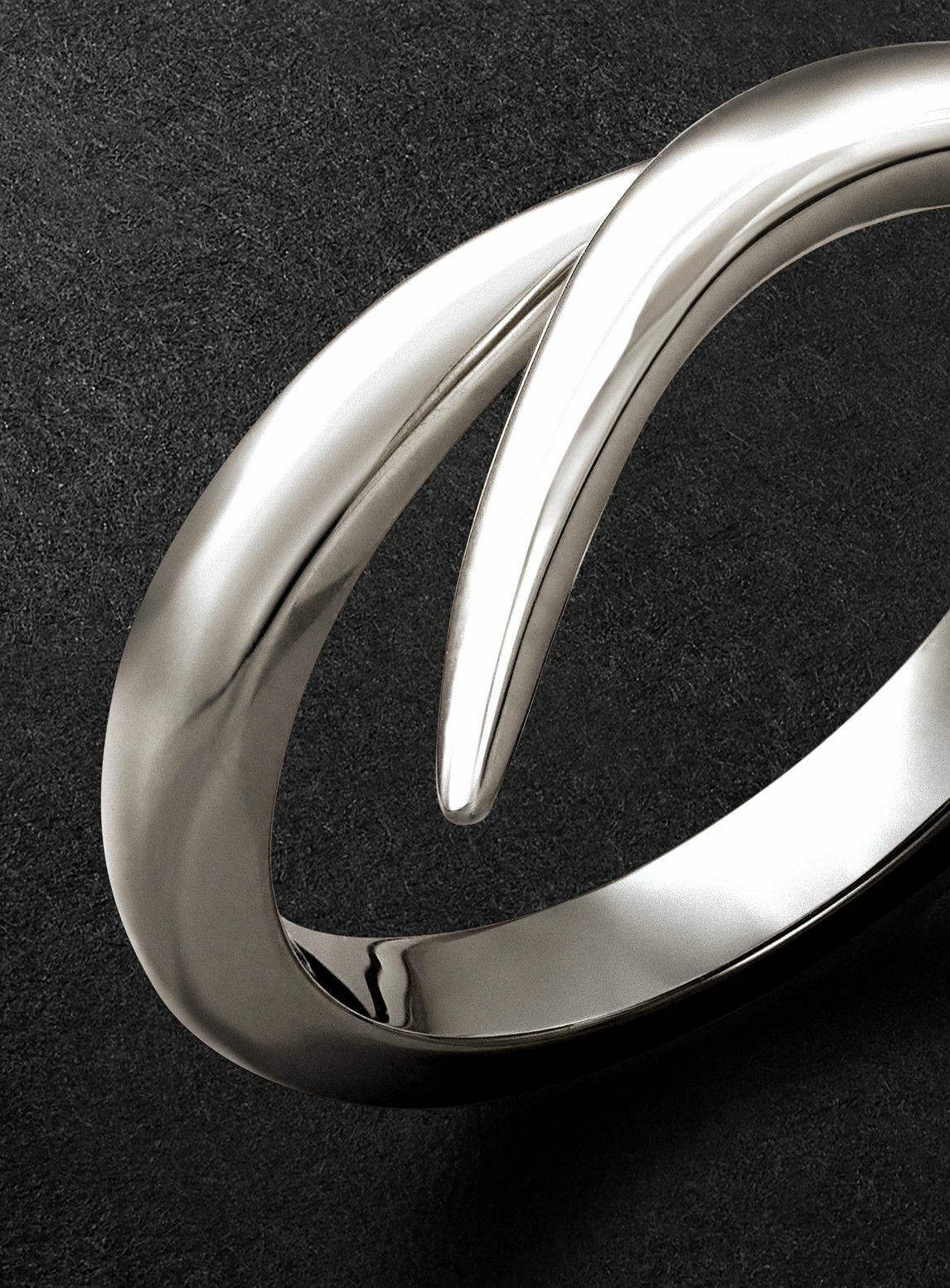 Shaun Leane - Interlocking Single 18-Karat White Gold Ring - Silver