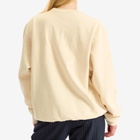 Sporty & Rich Women's H&W Crest Crew Sweatshirt in Cream