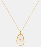 Zimmermann Crystal Pebble gold-plated necklace