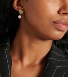 Ferragamo Gancini crystal-embellished earrings