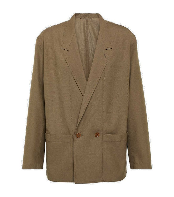Photo: Lemaire Double-breasted twill jacket