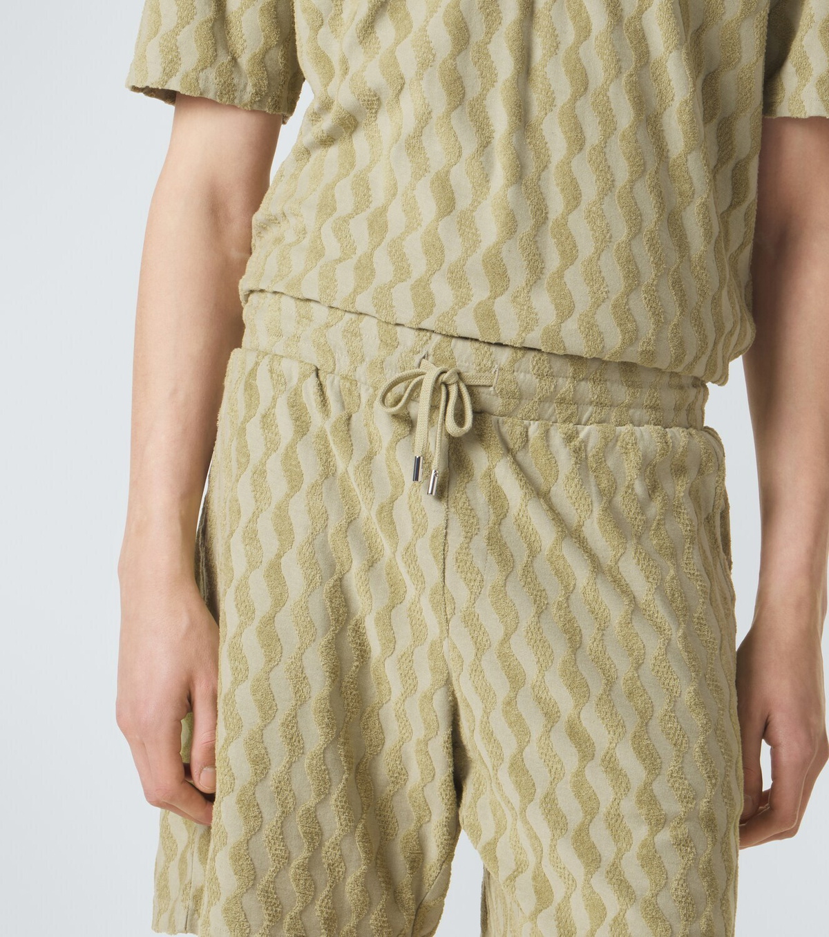 Frescobol Carioca Augusto jacquard terry Bermuda shorts