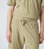 Frescobol Carioca Augusto jacquard terry Bermuda shorts