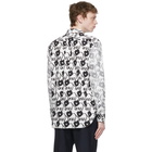 Comme des Garcons Homme Deux White and Black Dye Print Shirt