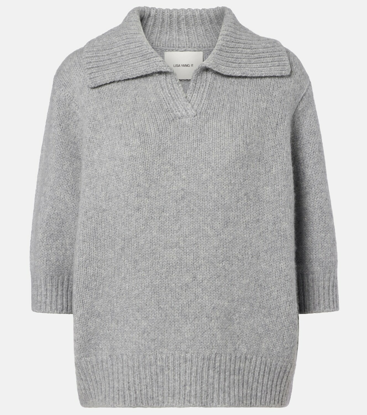 Lisa Yang Lailai cashmere and silk polo sweater