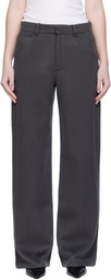 Arch The Gray Handmade Wool Cashmere Trousers