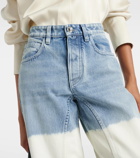 Jil Sander Distressed wide-leg jeans