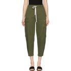 T by Alexander Wang Green Twill Cargo Pants