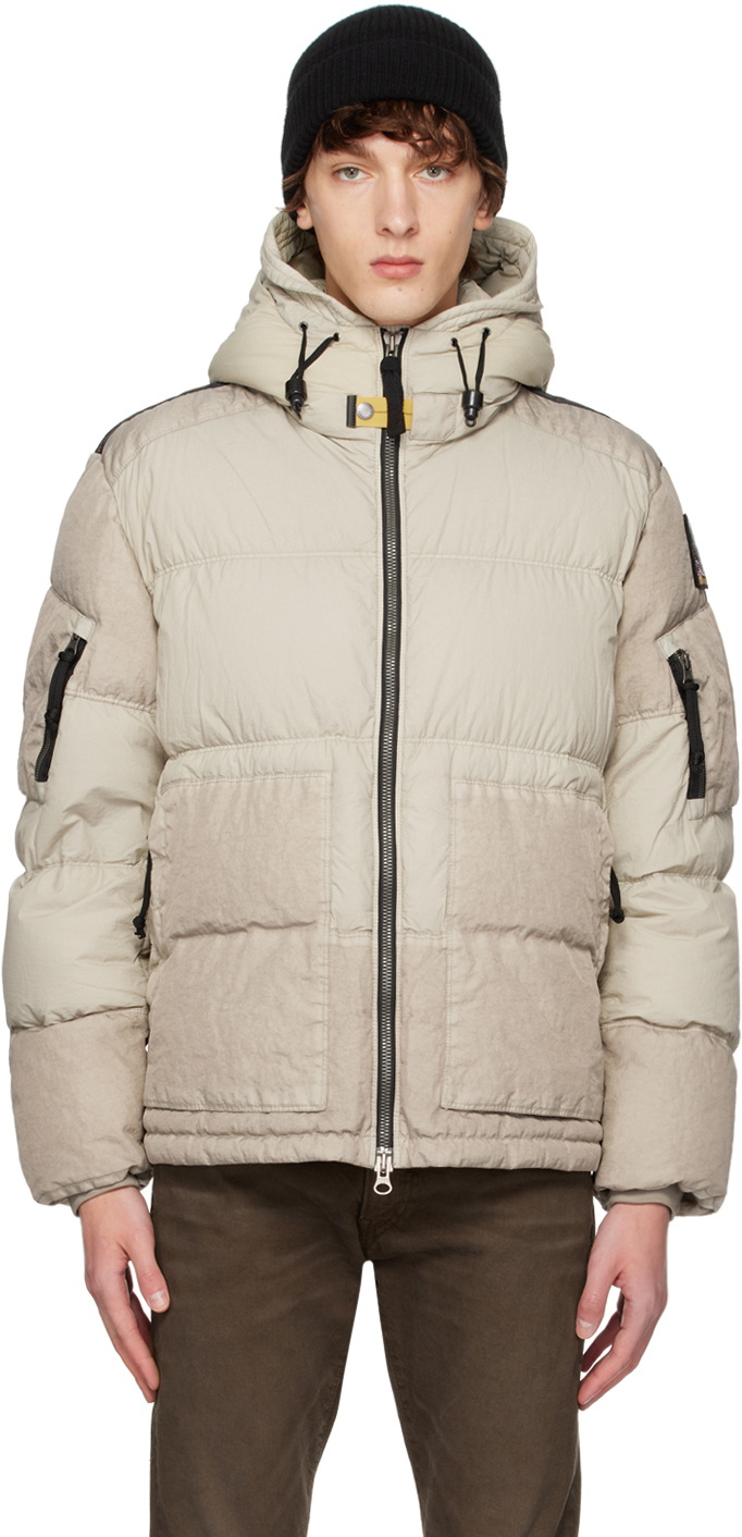 Parajumpers Beige Tomcat Down Jacket Parajumpers